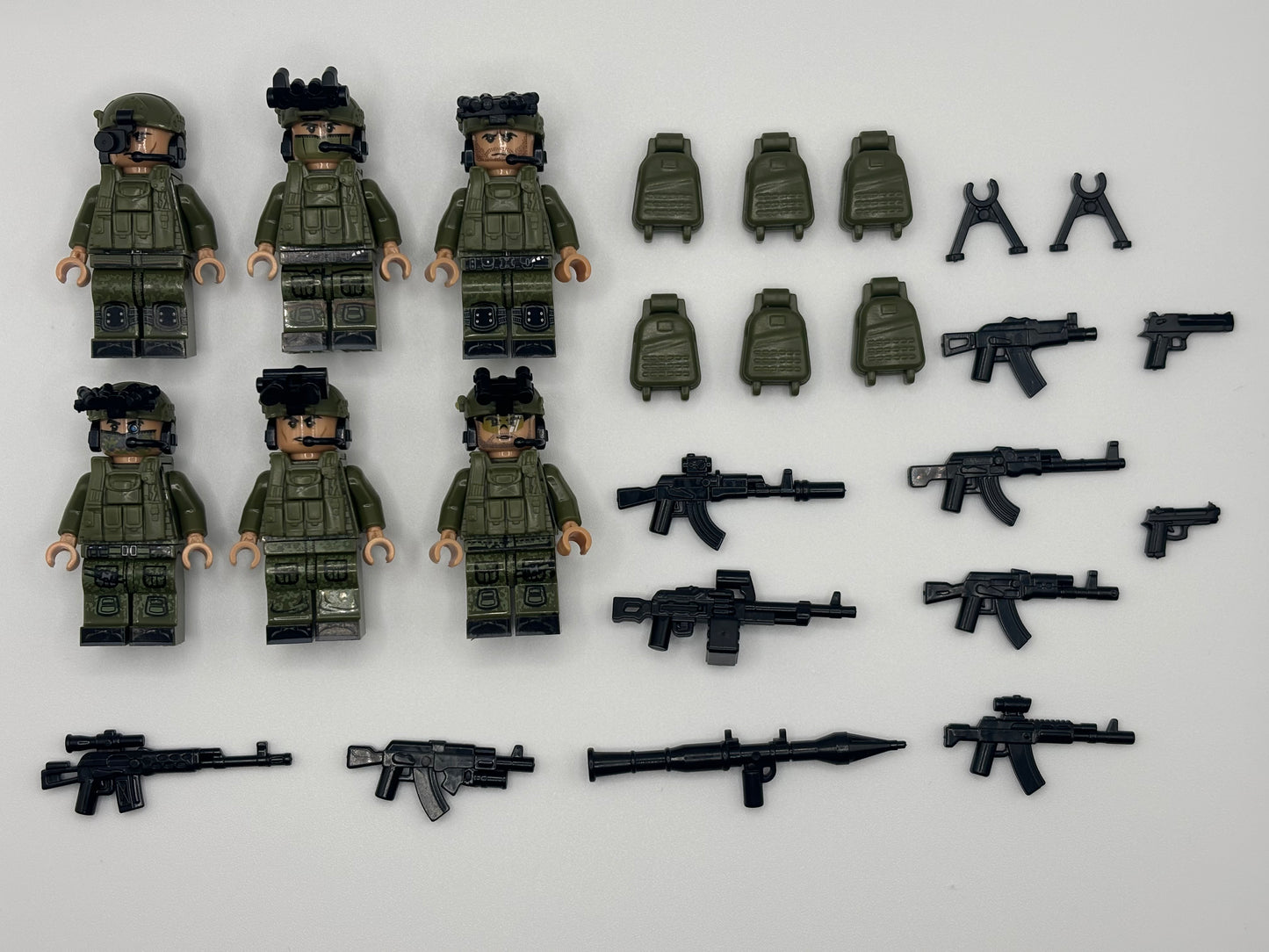 Elite Green Army Soldiers Set